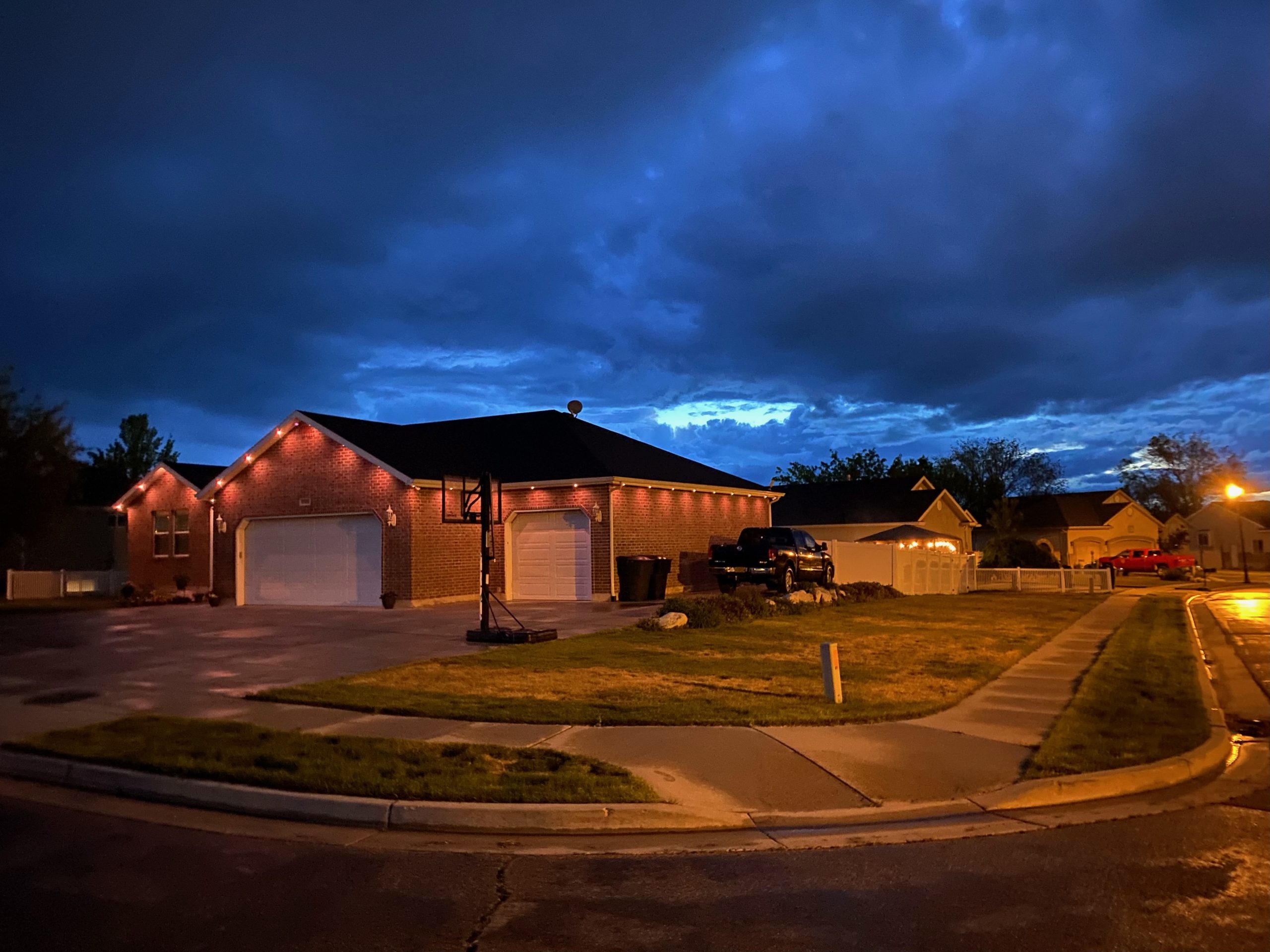 Exterior Holiday Landscape Lighting in Salt Lake City